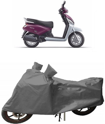 ABORDABLE Two Wheeler Cover for Mahindra(Gusto, Grey)
