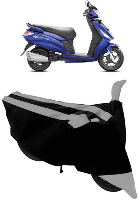 GANPRA Two Wheeler Cover for Hero(Maestro Edge, Black, Grey)