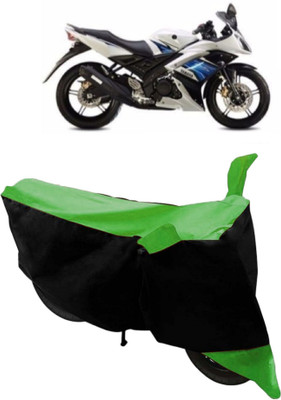 HEMSKAR Waterproof Two Wheeler Cover for Yamaha(YZF R15 S, Green, Black)