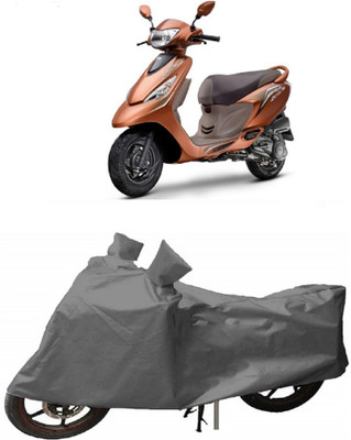 GANPRA Two Wheeler Cover for TVS(Zest, Grey)
