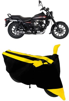 ABORDABLE Two Wheeler Cover for Bajaj(Avenger 220 Street, Yellow, Black)