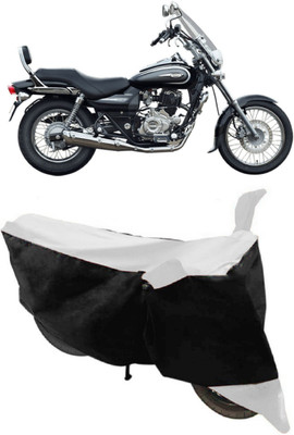 HEMSKAR Waterproof Two Wheeler Cover for Bajaj(Avenger 220 Cruise, White, Black)
