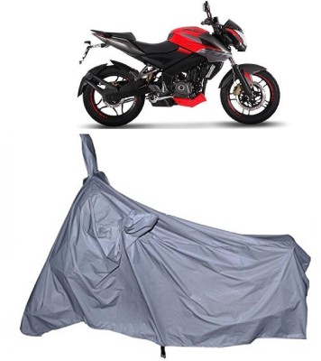 GANPRA Two Wheeler Cover for Bajaj(Pulsar 200 NS DTS-i, Silver)