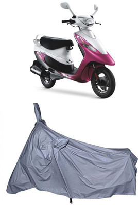 AutoGalaxy Waterproof Two Wheeler Cover for TVS(Scooty Pep+, Silver)