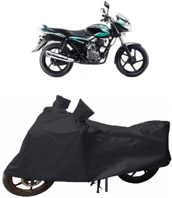 THE RAL ARV Two Wheeler Cover for Bajaj(Discover 100 DTS-i, Black)