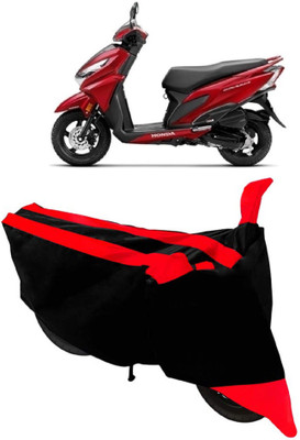 ABORDABLE Waterproof Two Wheeler Cover for Honda(Grazia, Red, Black)