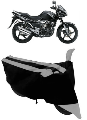 THE RAL ARV Waterproof Two Wheeler Cover for Suzuki(GS 150R, Grey, Black)