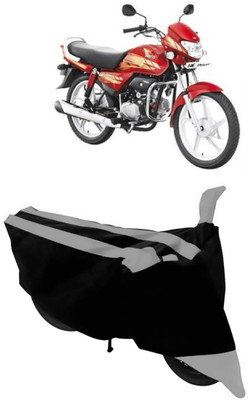 THE REAL ARV Two Wheeler Cover for Hero(HF Deluxe, Grey, Black)