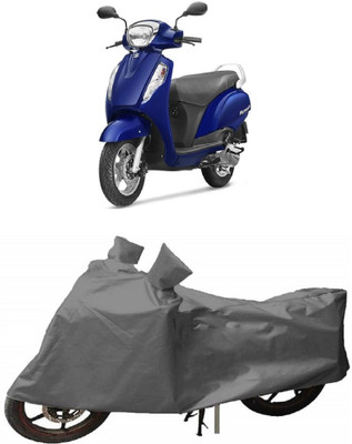 THE REAL ARV Two Wheeler Cover for Suzuki(Access, Grey)