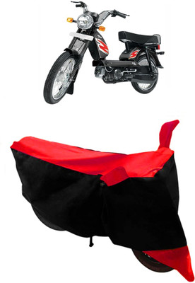THE REAL ARV Two Wheeler Cover for TVS(Heavy Duty Super XL, Red, Black)