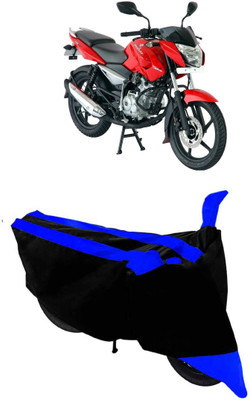 HEMSKAR Two Wheeler Cover for Bajaj(Pulsar 150 DTS-i, Blue, Black)