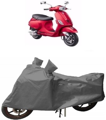 ABORDABLE Two Wheeler Cover for Piaggio(Vespa SXL, Grey)