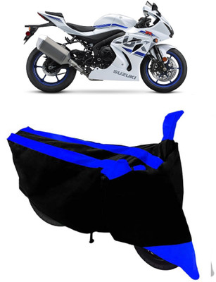 THE REAL ARV Two Wheeler Cover for Suzuki(GSX, Blue, Black)