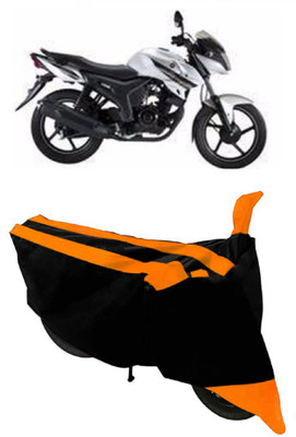 HEMSKAR Waterproof Two Wheeler Cover for Yamaha(SZ X, Orange, Black)
