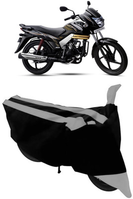 THE REAL ARV Two Wheeler Cover for Mahindra(Centuro, Grey, Black)