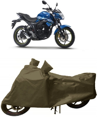 THE RAL ARV Waterproof Two Wheeler Cover for Suzuki(Gixxer, Green)