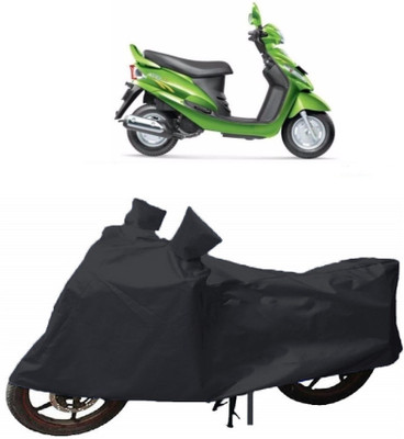 HEMSKAR Waterproof Two Wheeler Cover for Mahindra(Rodeo RZ, Black)