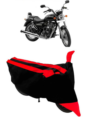 GANPRA Two Wheeler Cover for Royal Enfield(Thunderbird 500, Black, Red)