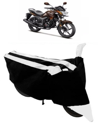 THE RAL ARV Waterproof Two Wheeler Cover for Hero(Hunk, White, Black)