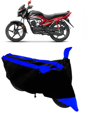 AutoGalaxy Waterproof Two Wheeler Cover for Honda(Dream Yuga, Blue, Black)