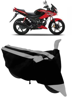 THE REAL ARV Two Wheeler Cover for Honda(CBF Stunner, Grey, Black)