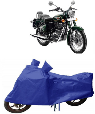 THE RAL ARV Two Wheeler Cover for Royal Enfield(Bullet 500, Blue)