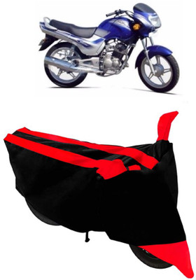 SHOPLINK Waterproof Two Wheeler Cover for TVS(Victor GLX, Red, Black)