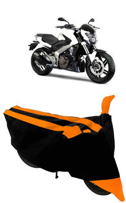 ABORDABLE Waterproof Two Wheeler Cover for Bajaj(Dominar, Orange, Black)