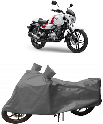 GANPRA Two Wheeler Cover for Bajaj(V 150, Grey)
