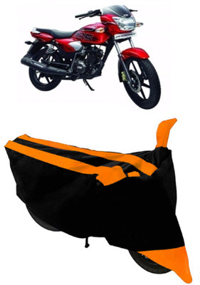 HEMSKAR Two Wheeler Cover for TVS(Phoenix 125, Orange, Black)