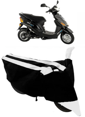 GANPRA Two Wheeler Cover for Hero(Electric Zippy, Black, White)