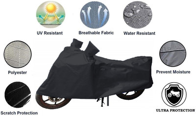 Aamaya Store Waterproof Two Wheeler Cover for Yamaha(MT-03, Black)