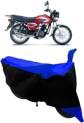 GANPRA Two Wheeler Cover for TVS(Max, Black, Blue)