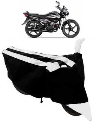 THE REAL ARV Two Wheeler Cover for Hero(Splendor NXG, White, Black)