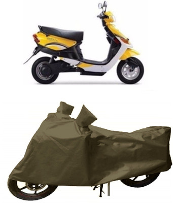 SHOPLINK Waterproof Two Wheeler Cover for Indus(Yo Style, Green)