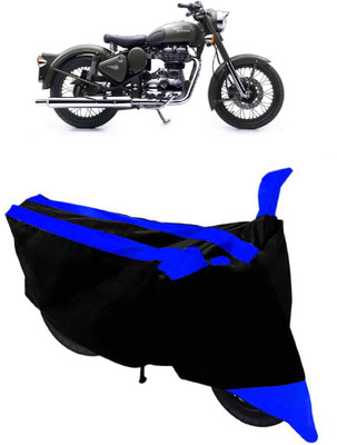 THE REAL ARV Two Wheeler Cover for Royal Enfield(Battle, Blue, Black)