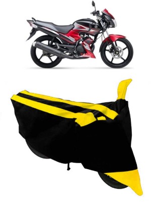 HEMSKAR Waterproof Two Wheeler Cover for Yamaha(SS 125, Yellow, Black)