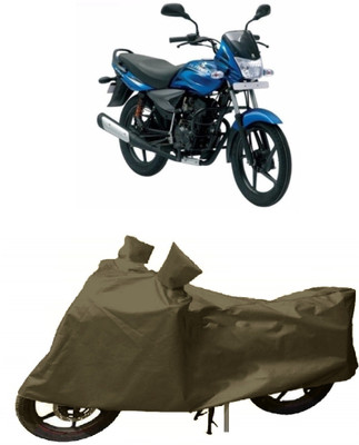 SHOPLINK Two Wheeler Cover for Bajaj(Platina 100 DTS-i, Green)
