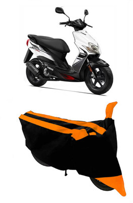 THE RAL ARV Two Wheeler Cover for Yamaha(Jog R, Orange, Black)