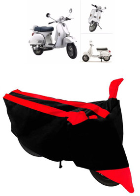 GANPRA Two Wheeler Cover for LML(Star Euro, Black, Red)