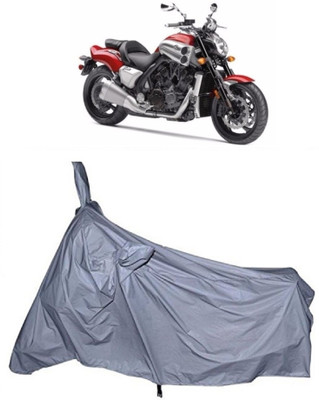 SHOPLINK Waterproof Two Wheeler Cover for Yamaha(VMAX, Silver)