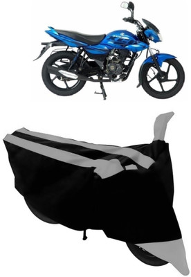 THE REAL ARV Waterproof Two Wheeler Cover for Bajaj(XCD 125cc, Grey, Black)