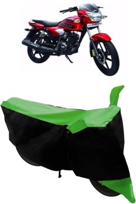 GANPRA Two Wheeler Cover for TVS(Phoenix 125, Black, Green)