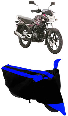 THE REAL ARV Two Wheeler Cover for Bajaj(Discover 150 s, Blue, Black)