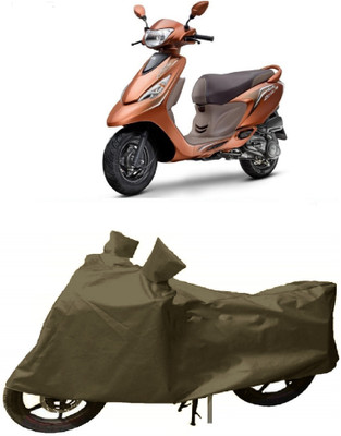 THE RAL ARV Two Wheeler Cover for TVS(Zest, Green)