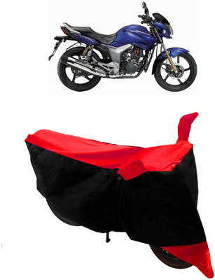 THE REAL ARV Two Wheeler Cover for Hero(CBZ TYPE 1, Red, Black)