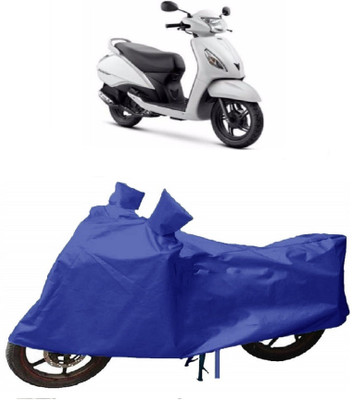 THE REAL ARV Two Wheeler Cover for TVS(Jupiter, Blue)