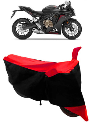 THE REAL ARV Two Wheeler Cover for Honda(CBR 650F, Red, Black)