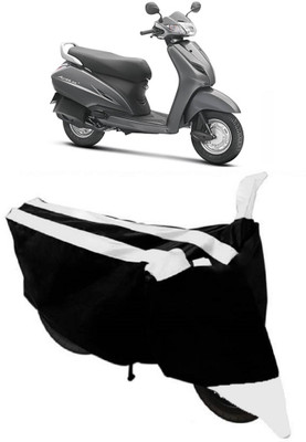 THE REAL ARV Waterproof Two Wheeler Cover for Honda(Activa 3G, White, Black)