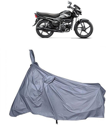 AutoGalaxy Waterproof Two Wheeler Cover for Hero(Super Splendor, Silver)
